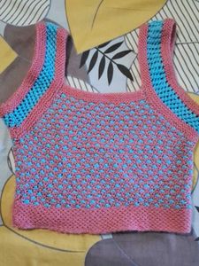 Crochet Knit Top