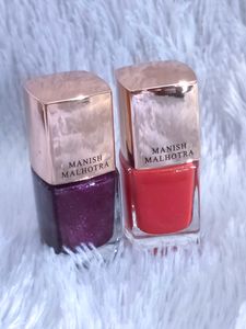 Pack Of 2 Manish Malhotra Nail Laquer