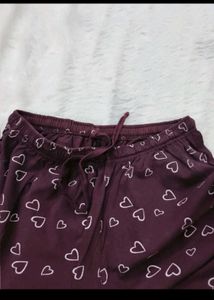 Cozy Heart Print Pajama Set