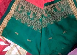 Vintage Silk Green Saree