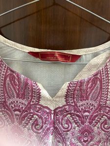 Elegant Pink Muslin Kurta Set with Dupatta
