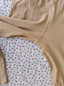 Comfy Black Top &amp; Beige trousers set