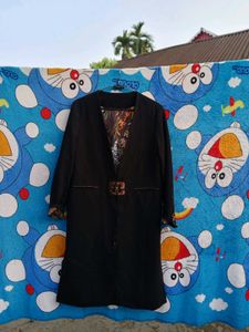 Black Long Party wear suit coat