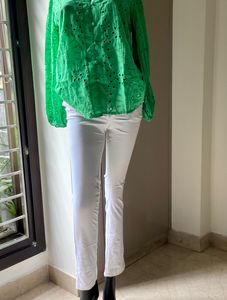 Brand New MANGO White Pants