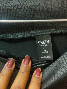 PRICE DROP Shein Faux Leather Midi Skirt