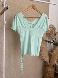 Stylish Pastel Green Top