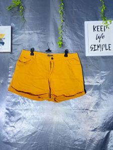 Bright Yellow Women's Shorts
