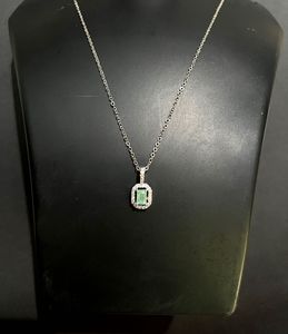 Emerald & Diamond Necklace
