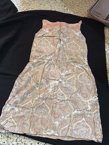 Paisley Print Sleeveless Dress