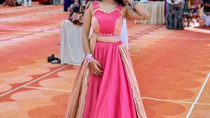 NAVRATRI 🤩Beautiful Pink Lehenga Choli