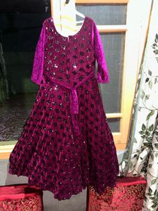 Heavy Sequence Work Gown