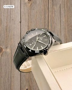 OMEGA FOR MENS PREMIUM QUALITY LEATHER BELT WATCH