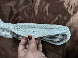 Crochet Mini Pouch with Heart Strap
