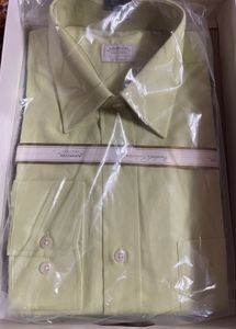 Arrow Men's Lemon Green Dress Shirt