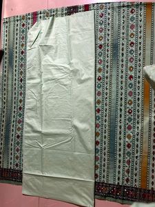 Stunning Embroidered Dress Material