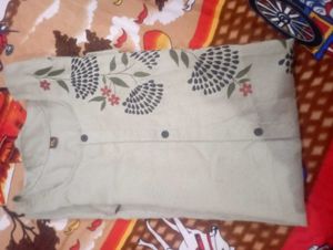 Simple Beige Kurta