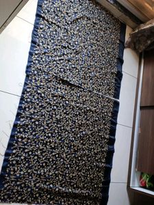 Embroidered Navy Blue Dress Material