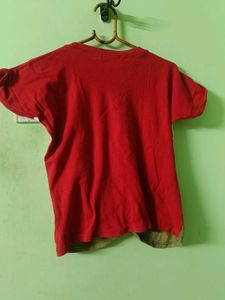 Color Block 'Different' Tee