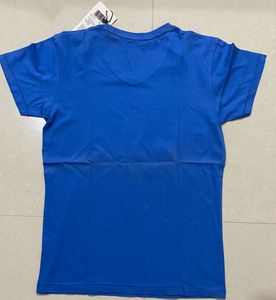 Blue Wrangler V-Neck T-Shirt