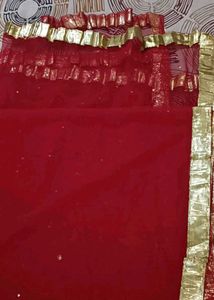 red gotta dupatta