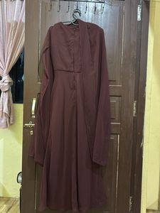 Elegant Maroon Ethnic Gown