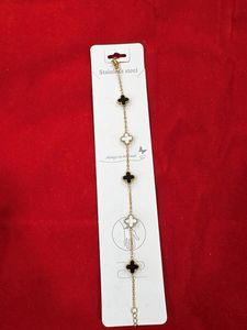 Elegant Clover Charm Bracelet
