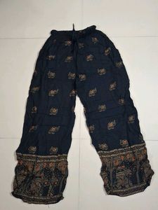 Boho Elephant Print Palazzos