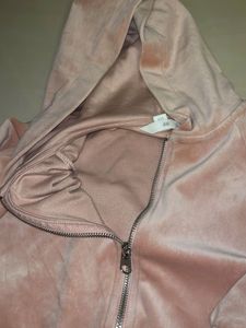 velour track suit jacket