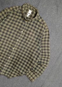 Men's Plaid Button-Down Shirt