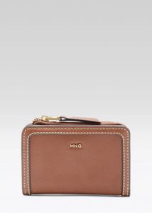 MNG Brown Leather Wallet