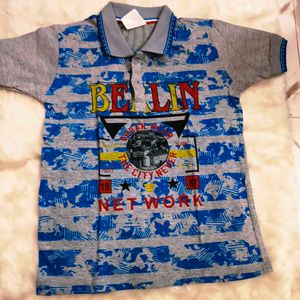 Boys Polo T-Shirt Different Clr Avl on Profile