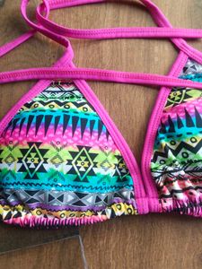 Colorful Tribal Print Bikini Set