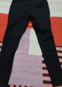 Stylish Black Ripped Jeans