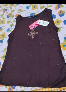 Embellished haf sleeve top tunic