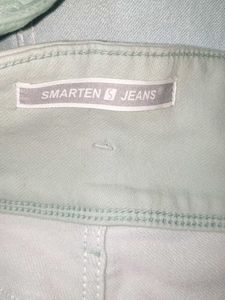 Mint Green Denim Jacket &amp; Jeans Set
