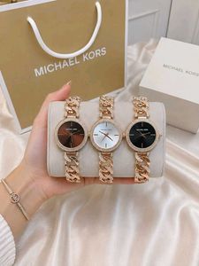 Michael Kors Rose Gold Watch &amp; Bracelet Set