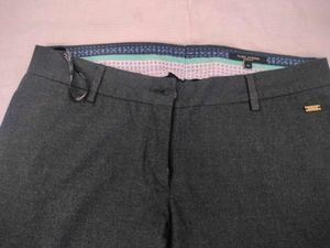 Men's Grey Formal Trousers