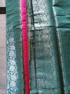 Elegant green Silk Saree