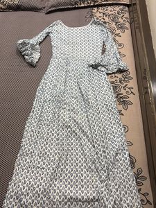 Elegant Printed Maxi Dress
