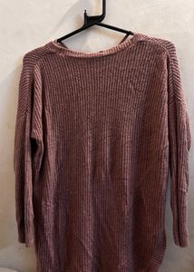 Chic V-Neck Knitted Sweater