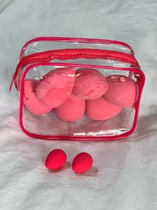 Makeup Sponge Set with free Pouch and mini blender