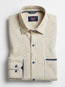 Men's Dobby Print Shirt