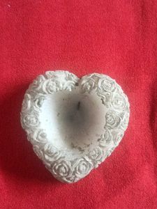 Heart Shaped Decorative wax showpiece
