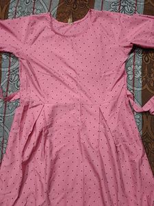 Pink Polka Dot Dress