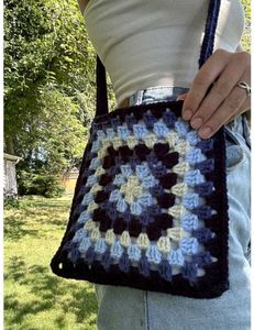 Handmade Granny Square Sling Bag