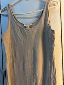 A Bodycon beige tank Dress