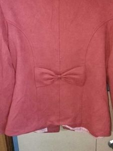 Chic Coral Pink Blazer