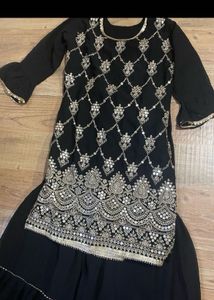 Elegant Black Kurta Set with Dupatta