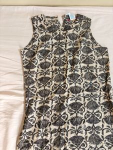 Elegant Ethnic Print Dress