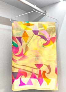 Colorful Abstract Print Saree